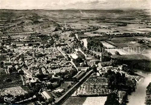 Roquemaure_Gard Vue aerienne Roquemaure Gard