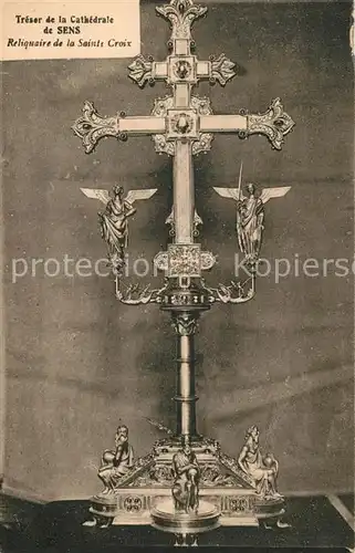 Sens_Yonne Reliquaire de la Sainte Croix Tresor de la Cathedrale Sens_Yonne