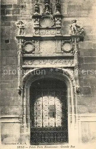 Sens_Yonne Petite Porte Renaissance Sens_Yonne