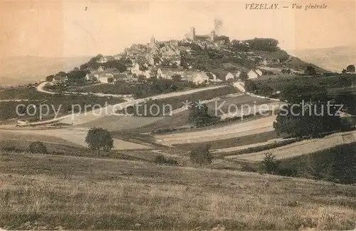 Vezelay Vue generale Vezelay