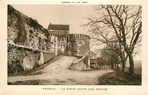 Vezelay La Porte Neuve XIIe siecle Vezelay