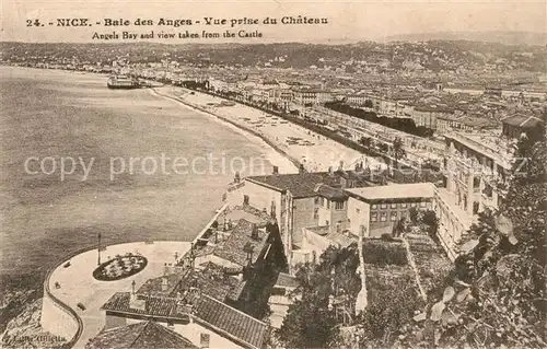 Nice_Alpes_Maritimes Baie des Anges vue prise du Chateau Cote d Azur Nice_Alpes_Maritimes