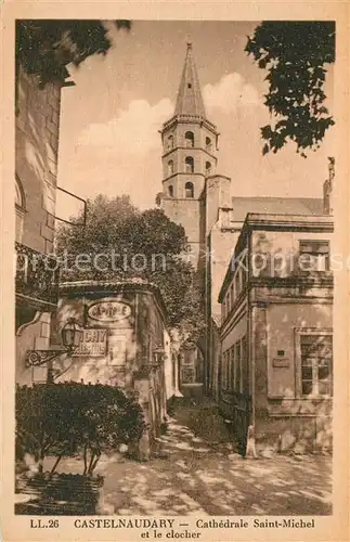 Castelnaudary Cathedrale Saint Michel et le clocher Castelnaudary