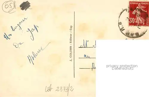 Gap_Hautes Alpes Eglise Saint Andre les Cordeliers et Monument du Baron Ladoucette Gap_Hautes Alpes