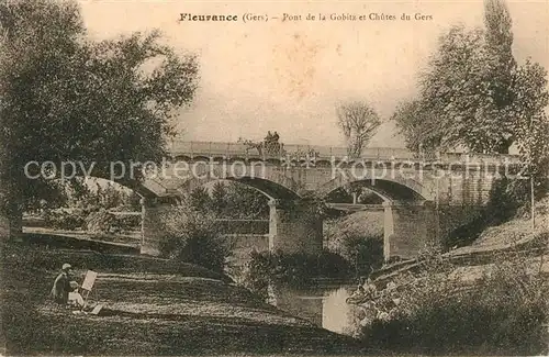 Fleurance Pont de la Gobitz et Chûtes du Gers Fleurance