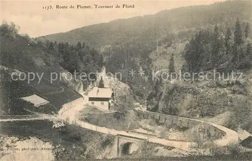 Flumet Route de Flumet Tournant de Flond Flumet