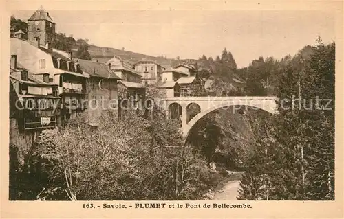 Flumet Pont de Bellecombe Flumet