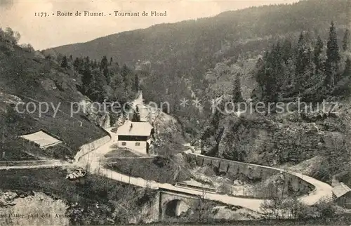 Flumet Route de Flument Tournant de Flond Flumet