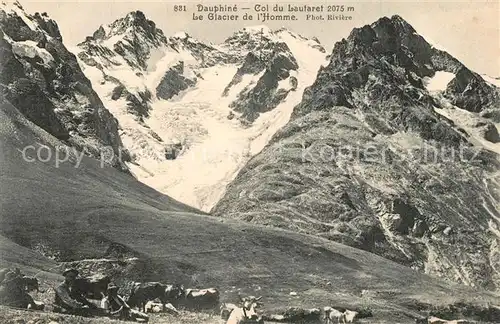 Col_du_Lautaret Glacier de l Homme Alpes Francaises Gletscher Franzoesische Alpen Col_du_Lautaret
