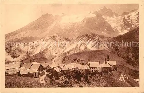 La_Grave Village dans les Alpes Francaises La_Grave