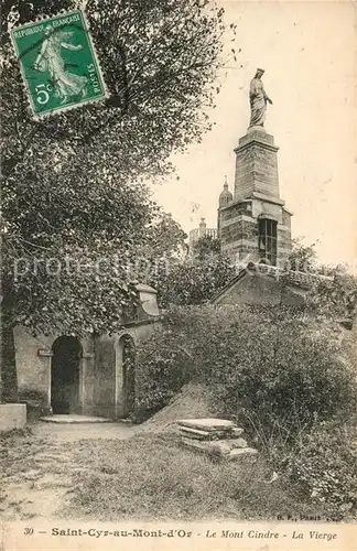 Saint Cyr au Mont d_Or Mont Cindre la Vierge Saint Cyr au Mont d Or