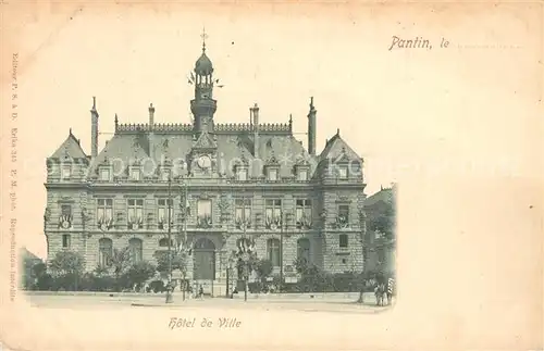 Pantin Hotel de Ville Rathaus Pantin