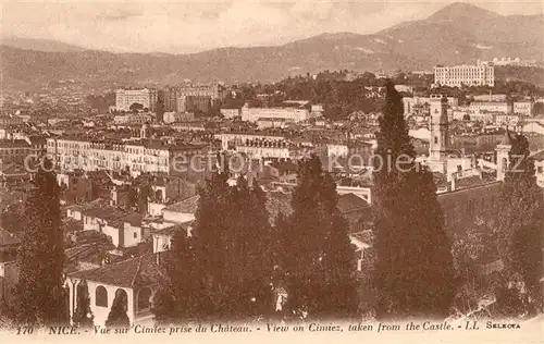 Nice_Alpes_Maritimes Vue sur Cimiez prise du Chateau Nice_Alpes_Maritimes