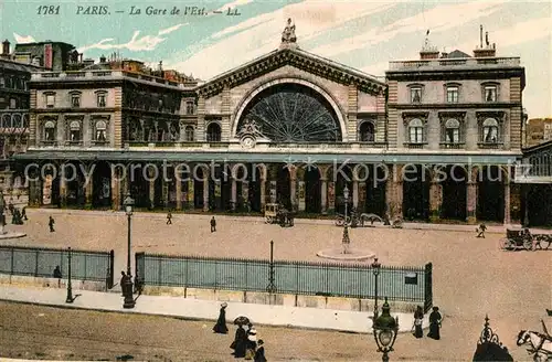 Paris Gare de l Est Bahnhof Paris