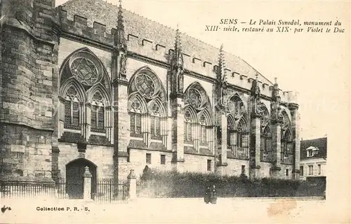 Sens_Yonne Palais Synodal Monument du XIIIe siecle Sens_Yonne