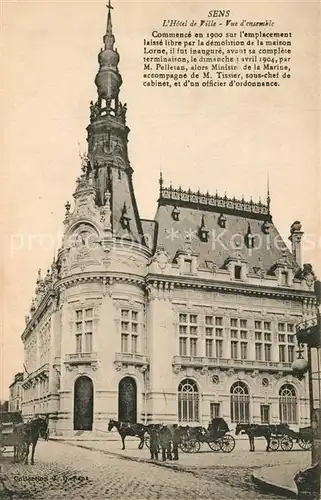 Sens_Yonne Hotel de Ville Rathaus Sens_Yonne