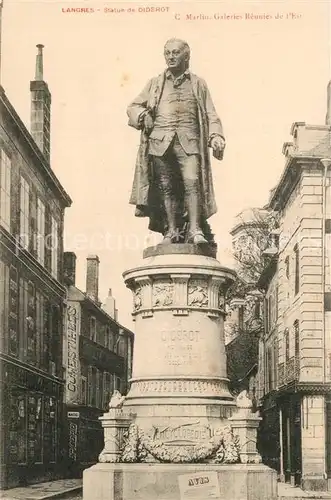 Langres Statue de Diderot Monument Langres