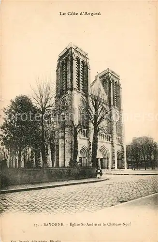 Bayonne_Pyrenees_Atlantiques Eglise Saint Andre Chateau Neuf Bayonne_Pyrenees