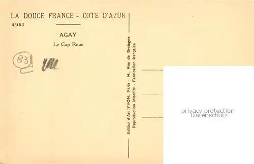 Agay_Var Panorama Cap Roux Cote d Azur Agay_Var