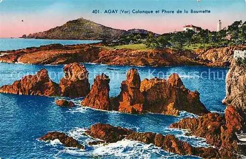 Agay_Var Calanque et Phare de la Baumette Agay_Var