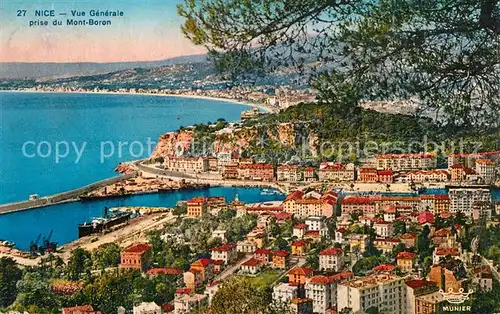 Nice_Alpes_Maritimes Vu generale prise du Mont Boron Cote d Azur Nice_Alpes_Maritimes