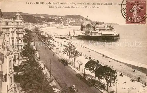 Nice_Alpes_Maritimes Jetee Promenade Baie des Anges Mont Boron Cote d Azur Nice_Alpes_Maritimes