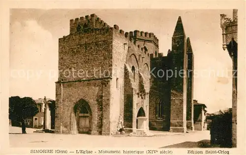Simorre Eglise Monument historique XIVe siecle Simorre