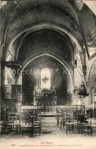 Barbotan_les_Thermes Interieur de l Eglise Barbotan_les_Thermes