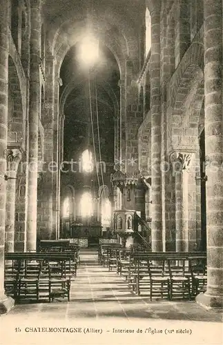 Chatel Montagne Interieur de l Eglise Chatel Montagne