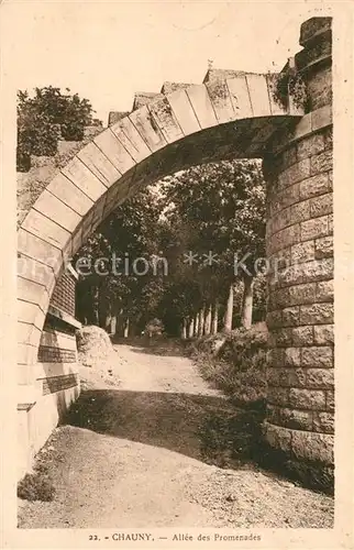 Chauny_Aisne Allee des Promenades  Chauny Aisne