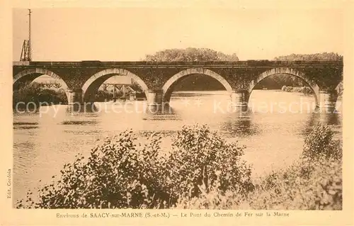 Saacy sur Marne Pont du Chemin de Fer  Saacy sur Marne