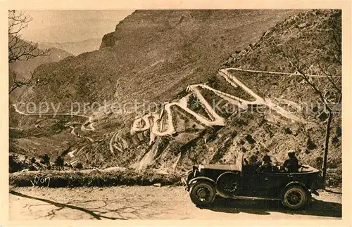 Col_de_Braus Les Lacets Route de Nice a Sospel  