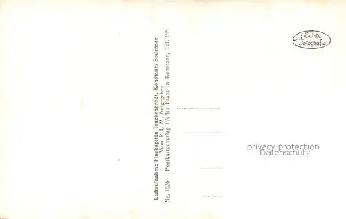 Konstanz_Bodensee Fliegeraufnahme mit Rhein und ueberlinger See Konstanz_Bodensee