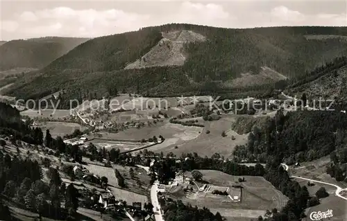 Wildbad_Schwarzwald Fliegeraufnahme Enztal Freibad Wildbad_Schwarzwald