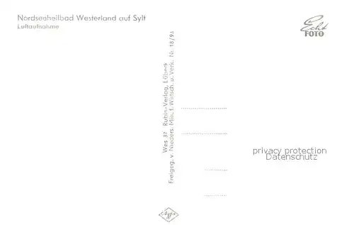 Westerland_Sylt Fliegeraufnahme Westerland_Sylt