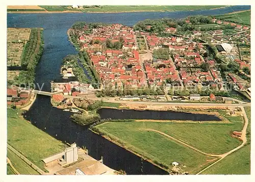 Friedrichstadt_Eider Fliegeraufnahme Friedrichstadt_Eider