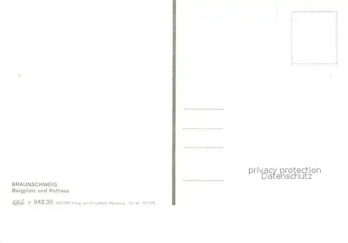 Braunschweig Burgplatz und Rathaus Fliegeraufnahme Braunschweig