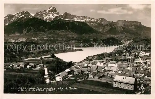 AK / Ansichtskarte Corps_Isere ave le Lac du Sautete Corps Isere