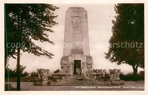 AK / Ansichtskarte Angouleme Monument aux Morts Angouleme