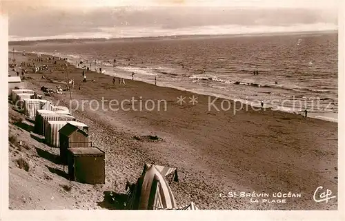 AK / Ansichtskarte Saint Brevin l_Ocean_Loire_Atlantique Plage Saint Brevin l_Ocean