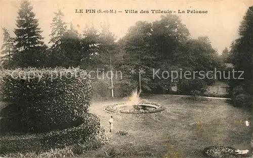 AK / Ansichtskarte Le_Pin_Seine et Marne Villa des Tilleuls La Pelouse Le_Pin_Seine et Marne