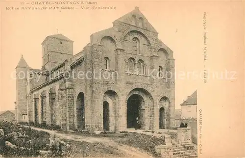 AK / Ansichtskarte Chatel Montagne Eglise Romane XIIe siecle Monument historique Chatel Montagne
