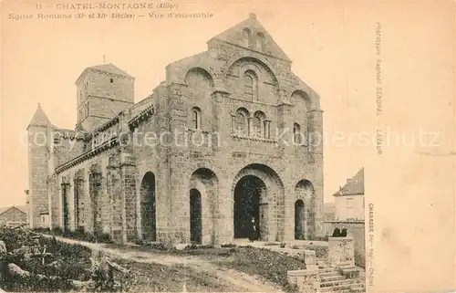 AK / Ansichtskarte Chatel Montagne Eglise Romane XIIe siecle Monument historique Chatel Montagne
