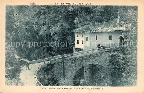 AK / Ansichtskarte Modane_Gare Chapelle du Charmaix Modane Gare