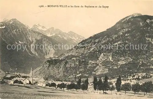 AK / Ansichtskarte Modane et les Forts du Replaton et du Sapey Modane