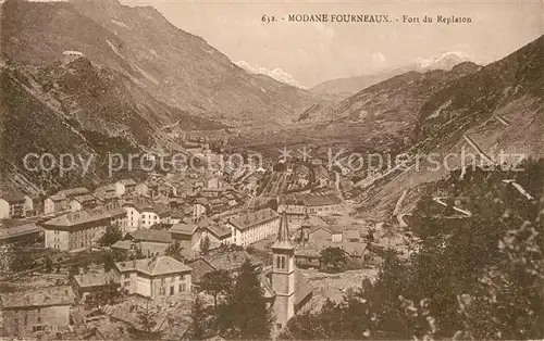 AK / Ansichtskarte Fourneaux_Modane Panorama Fort du Replaton Alpes Fourneaux Modane