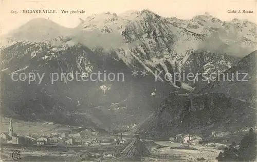 AK / Ansichtskarte Modane Vue generale et les Alpes Modane