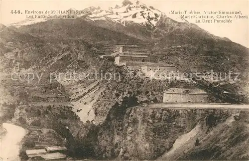 AK / Ansichtskarte Modane Les Forts de l Esseillon Alpes Modane