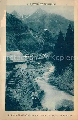 AK / Ansichtskarte Modane Ruisseau du Charmaix et le Replaton Modane