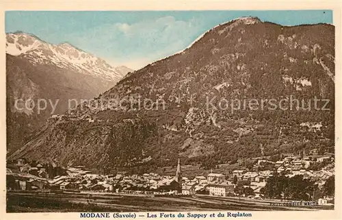 AK / Ansichtskarte Modane Panorama Forts du Sappey et du Replaton Alpes Modane